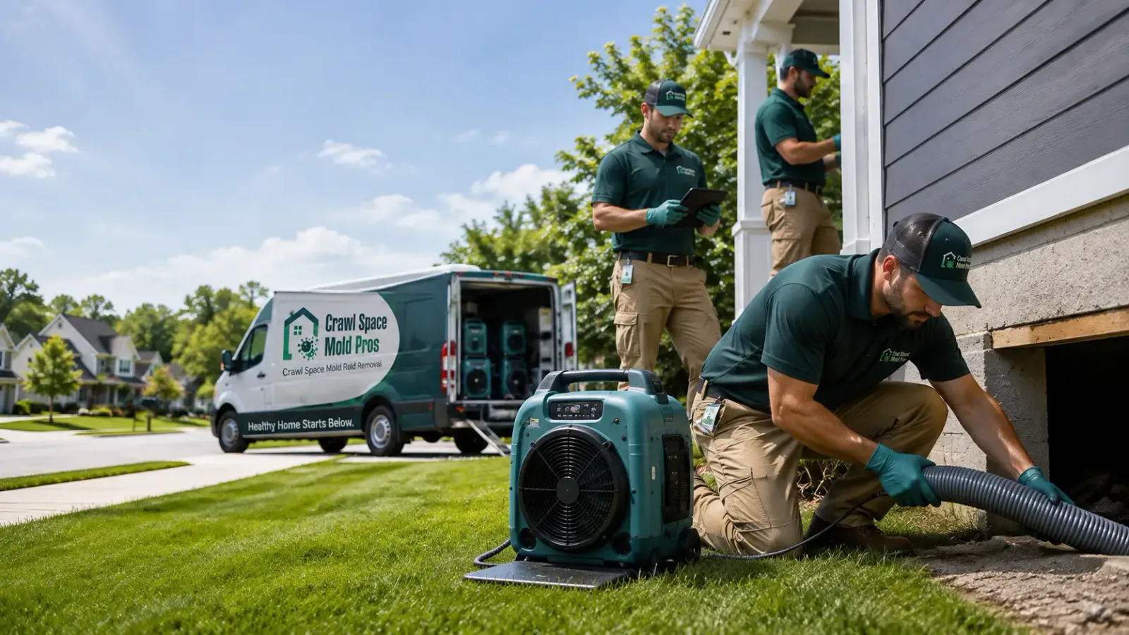 Crawl Space Mold Removal in Dwight, KS